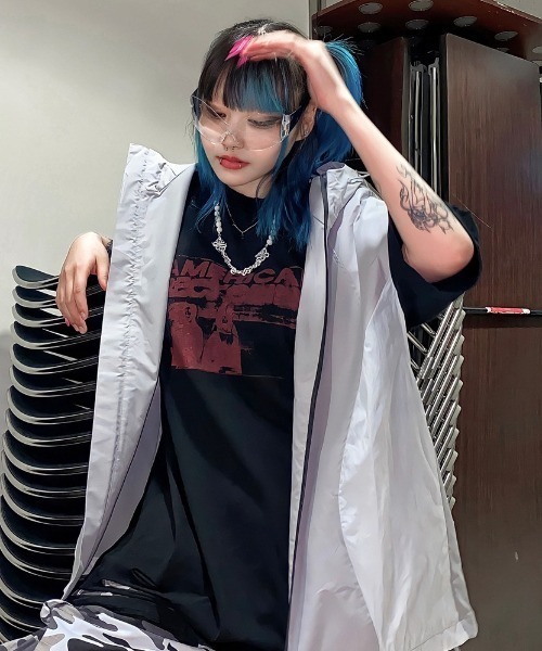 XU(エックスユー)の「ストリートファッション XU エックスユー Butterfly Mask Sunglasses タフライサングラス(サングラス・メンズ・クリア/ブラック・ONE SIZE)」の8枚目の写真