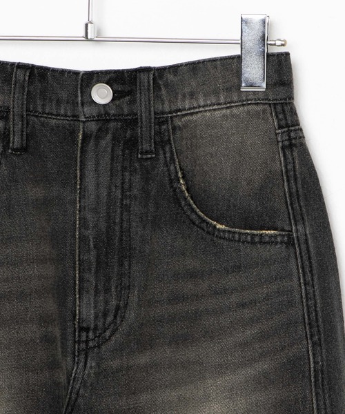 WEGO（ウィゴー）の「WEGO/ヴィンテージウォッシュスリットロングスカート（デニムスカート・レディース・ブラック系その他/コバルトブルー・FREE）」の22枚目の写真