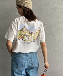 【WEB限定】[CHUMS/チャムス] チャムスザイオンキャンピング バックプリントTシャツ