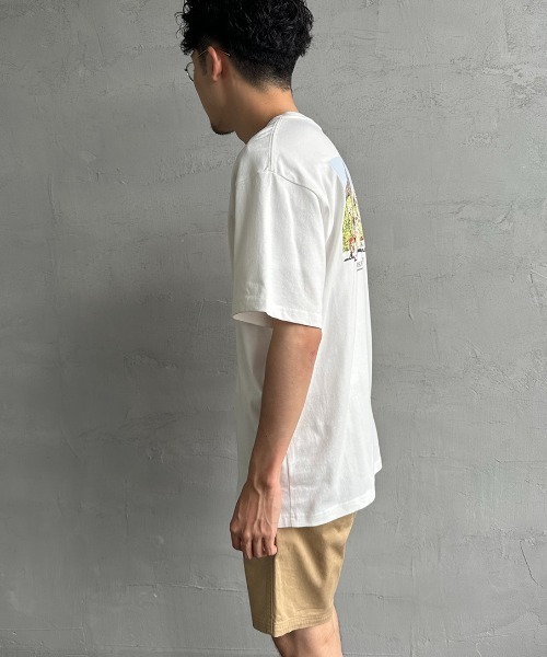 CHUMS（チャムス）の「【WEB限定】[CHUMS/チャムス] チャムスザイオンキャンピング バックプリントTシャツ（Tシャツ/カットソー・レディース・グレイッシュベージュ/ホワイト/チャコールグレー・M/L/XL）」の16枚目の写真