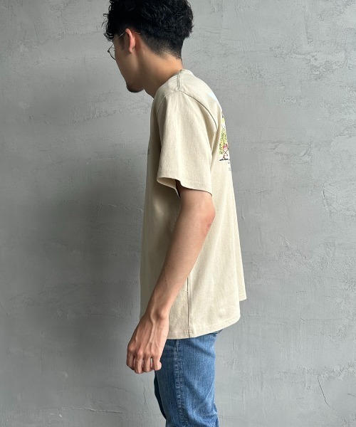 CHUMS（チャムス）の「【WEB限定】[CHUMS/チャムス] チャムスザイオンキャンピング バックプリントTシャツ（Tシャツ/カットソー・レディース・グレイッシュベージュ/ホワイト/チャコールグレー・M/L/XL）」の6枚目の写真