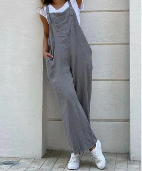 Burner（バーナー）の「【OKUOKU　0909】 オーバーオール oku-overall-671078975971-27 U（サロペット/オーバーオール・レディース・カーキ/グレー/ブラック・L/M/S）」の3枚目の写真