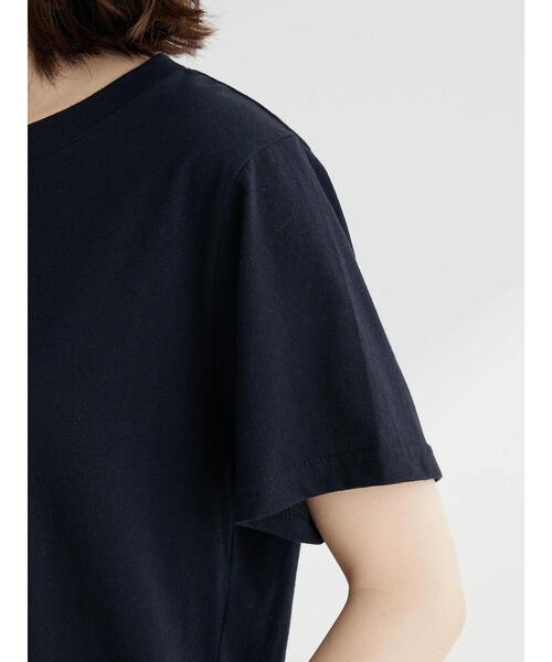 RAY CASSIN FAVORI（レイカズンフェバリ）の「・RAY　CASSIN　パールドットロゴTシャツ（Tシャツ/カットソー・レディース・ブラック/オフホワイト/ブルー・FREE）」の10枚目の写真