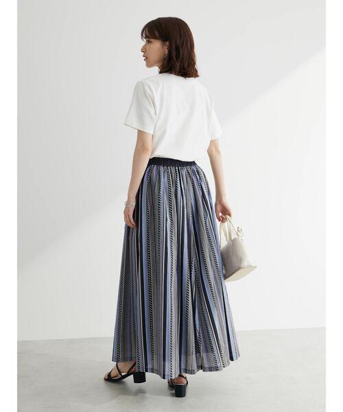 RAY CASSIN FAVORI（レイカズンフェバリ）の「・RAY　CASSIN　パールドットロゴTシャツ（Tシャツ/カットソー・レディース・ブラック/オフホワイト/ブルー・FREE）」の12枚目の写真