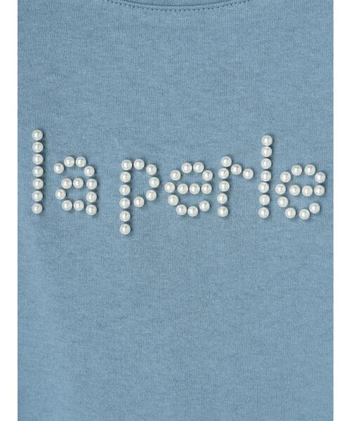 RAY CASSIN FAVORI（レイカズンフェバリ）の「・RAY　CASSIN　パールドットロゴTシャツ（Tシャツ/カットソー・レディース・ブラック/オフホワイト/ブルー・FREE）」の19枚目の写真