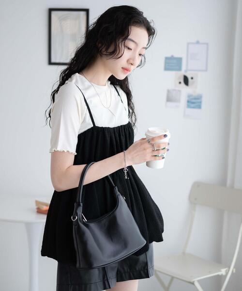 WEGO(ウィゴー)の「WEGO/バルーンシルエットミニキャミチュニック(チュニック・レディース・ダークオレンジ/ブラック・FREE)」の20枚目の写真