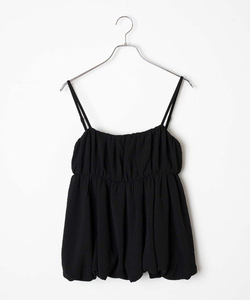 WEGO(ウィゴー)の「WEGO/バルーンシルエットミニキャミチュニック(チュニック・レディース・ダークオレンジ/ブラック・FREE)」の16枚目の写真