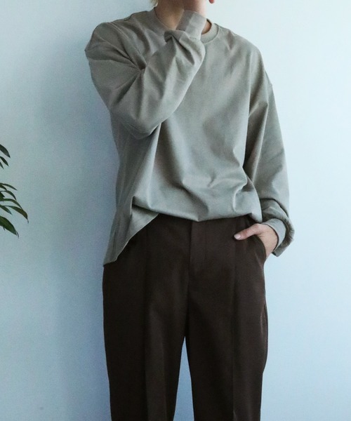 aimoha(アイモハ)の「aimoha mens HEAVY COTTON Tシャツ(Tシャツ/カットソー・メンズ・グリーン/ベージュ・MEDIUM/LARGE/X-LARGE)」の1枚目の写真