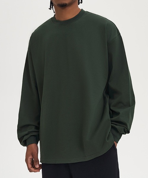 aimoha(アイモハ)の「aimoha mens HEAVY COTTON Tシャツ(Tシャツ/カットソー・メンズ・グリーン/ベージュ・MEDIUM/LARGE/X-LARGE)」の2枚目の写真