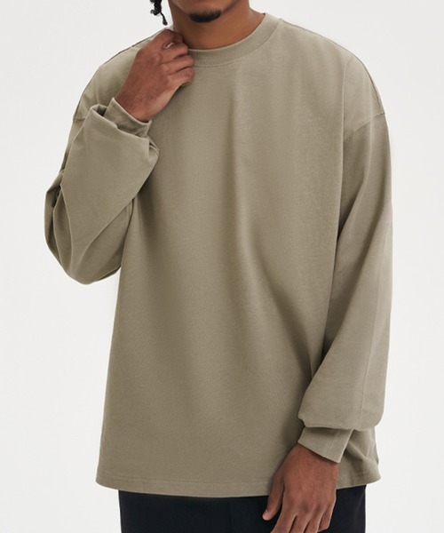 aimoha(アイモハ)の「aimoha mens HEAVY COTTON Tシャツ(Tシャツ/カットソー・メンズ・グリーン/ベージュ・MEDIUM/LARGE/X-LARGE)」の8枚目の写真