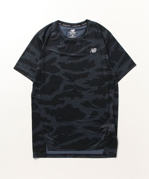 NEW BALANCE(ニューバランス)の「ニューバランス New Balance プリンテッド ショートスリーブTシャツ_(Tシャツ/カットソー・メンズ・ブラック・M/LL/S/L)」の1枚目の写真