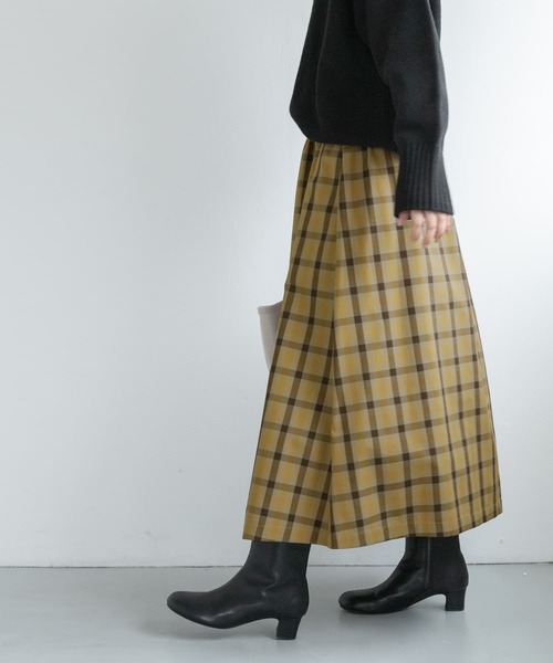 FORK&SPOON（フォークアンドスプーン）の「FORK&SPOON　チェックギャザースカート（スカート・レディース・ネイビー/ベージュ系その他・1/2）」の17枚目の写真