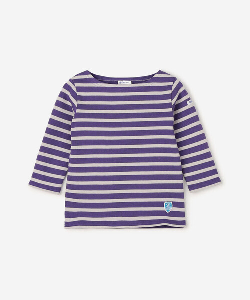 ORCIVAL(オーシバル)の「ORCIVAL | キッズ コットンロードフレンチバスクシャツ(Tシャツ/カットソー・キッズ・ブラウン系その他/グリーン系その他/オレンジ系その他/ブルー系その他/ホワイト系その他5・95/105/125/115/135)」の4枚目の写真