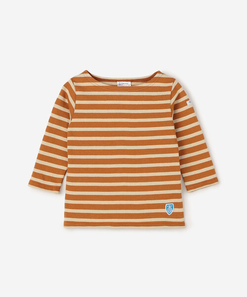 ORCIVAL(オーシバル)の「ORCIVAL | キッズ コットンロードフレンチバスクシャツ(Tシャツ/カットソー・キッズ・ブラウン系その他/グリーン系その他/オレンジ系その他/ブルー系その他/ホワイト系その他5・95/105/125/115/135)」の5枚目の写真