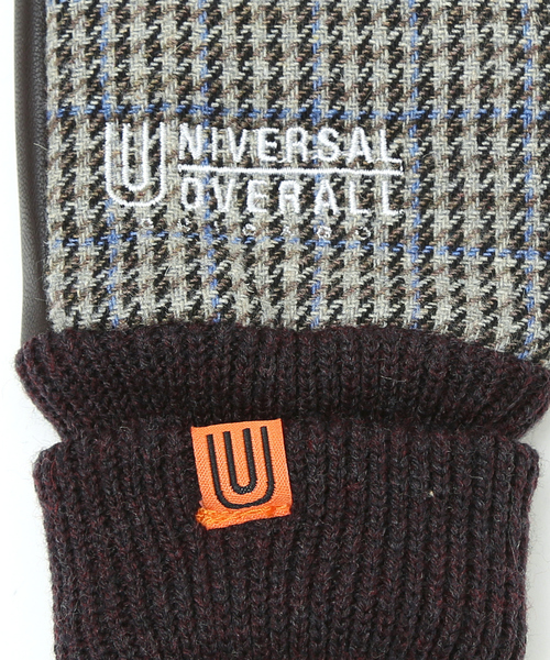 UNIVERSAL OVERALL(ユニバーサルオーバーオール)の「【UNIVERSAL OVERALL / ユニバーサル オーバーオール】レザーコンビグローブ手袋/UOT517SK(手袋・メンズ・グレー/ネイビー/ブラック/ベージュ・フリー)」の11枚目の写真