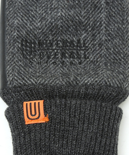 UNIVERSAL OVERALL(ユニバーサルオーバーオール)の「【UNIVERSAL OVERALL / ユニバーサル オーバーオール】レザーコンビグローブ手袋/UOT517SK(手袋・メンズ・グレー/ネイビー/ブラック/ベージュ・フリー)」の22枚目の写真