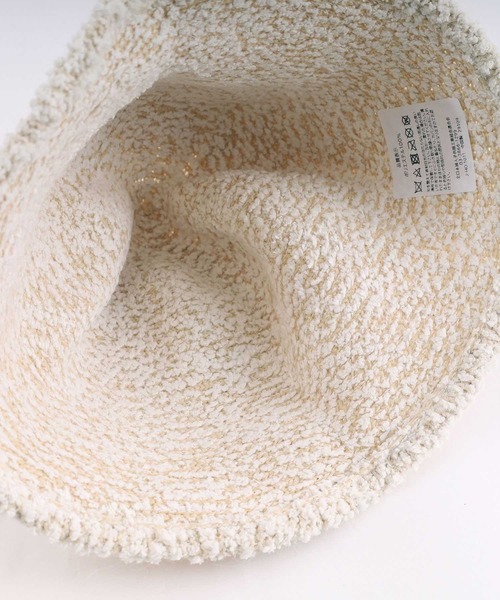 POU DOU DOU（プードゥドゥ）の「ボアチューリップハット（ハット・レディース・ブラック/アイボリー・8）」の4枚目の写真