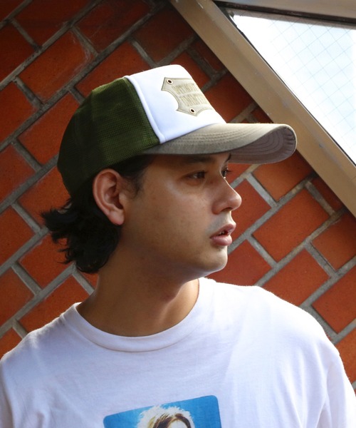 ８(eight)（エイト）の「プレートメッシュキャップ（キャップ・メンズ・ブラック×ホワイト/ブラウン系その他/オリーブ系/ブラック×ブラック・FREE）」の18枚目の写真