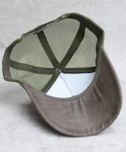 ８(eight)（エイト）の「プレートメッシュキャップ（キャップ・メンズ・ブラック×ホワイト/ブラウン系その他/オリーブ系/ブラック×ブラック・FREE）」の13枚目の写真