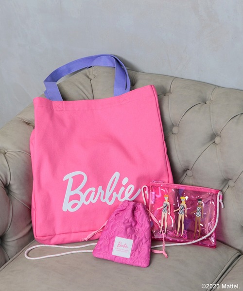 Barbie(バービー)の「【Barbie】バービー マチ付きロゴトートバッグ(トートバッグ・レディース・ピンク・FREE)」の3枚目の写真