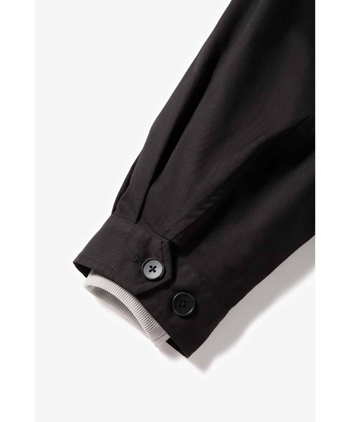 フレッドペリー　ステンカラーコート　黒 FRED PERRY（フレッドペリー）の「Over Coat（ステンカラー