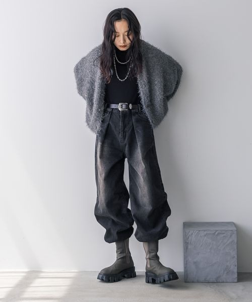 JEANASIS（ジーナシス）の「ウエスタンバックルベルト/973450（ベルト・レディース・ブラック/ダークブラウン・FREE）」の7枚目の写真