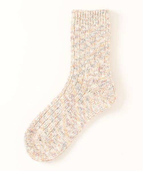 チャイハネ（チャイハネ）の「【チャイハネ】FEEL GOOD SOCKS イーヴィルソックス24cm（ソックス/靴下・レディース・マスタード/パープル/ブラウン/グリーン/ホワイト・FREE）」の2枚目の写真