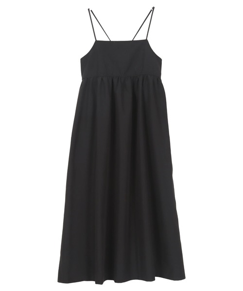バックカッティングキャミワンピース (BLACK） バックカッティングキャミワンピース（ワンピース）｜an another