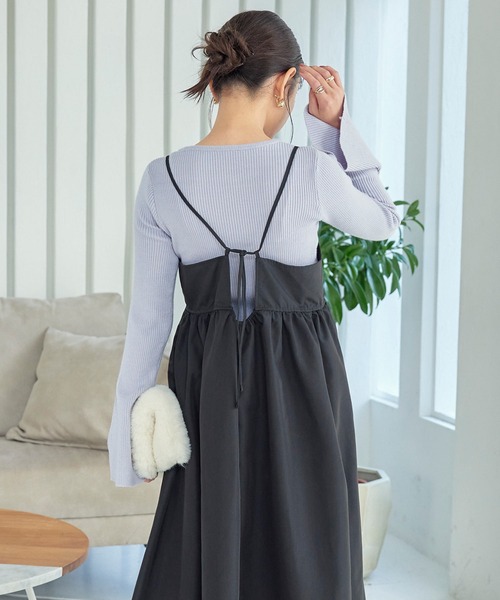 ky159【美品】MAX&Co. 半袖 ミニ丈ワンピース 36サイズ モノトーン jkd1400147_10.jpg