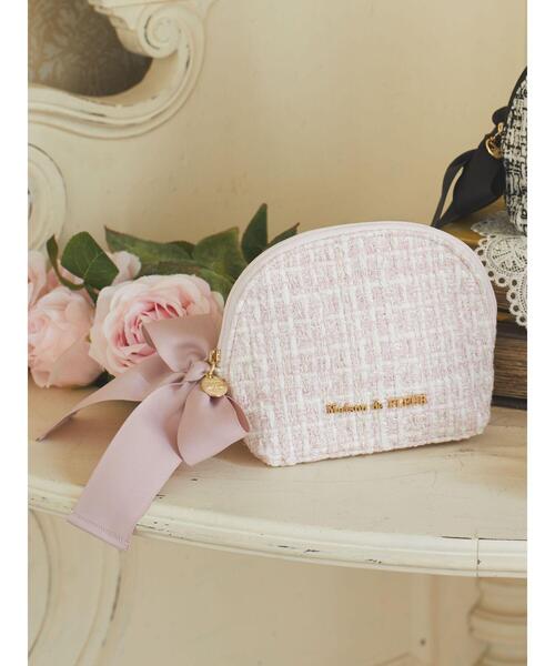 Maison de FLEUR（メゾンドフルール）の「ツイードラウンドポーチ