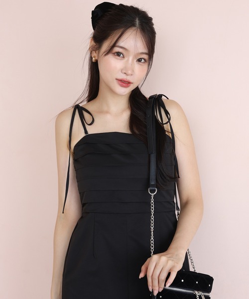 ナイスクラップ ブラック ワンピース 新品未使用 タグ付き ナイスクラップ ロングワンピース 黒