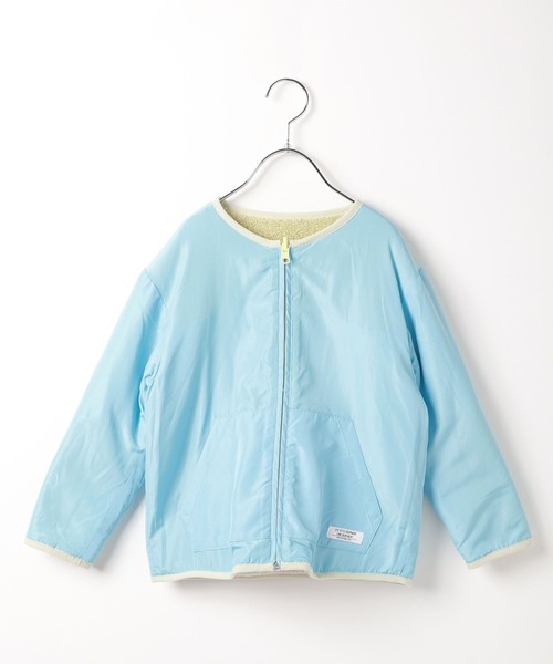 BAYFLOW（ベイフロー）の「[表裏使える！フードなしで安心♪]リバーシブルボアジャケット（KIDS）（その他アウター・キッズ・ベージュ/オフホワイト・130cm/140cm/110cm/120cm）」の20枚目の写真