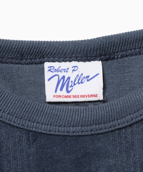 MILLER(ミラー)の「▲R.P.miller/ミラー Velor L/S ベロアTシャツ(Tシャツ/カットソー・レディース・ネイビー/ベージュ/アイボリー・FREE)」の7枚目の写真
