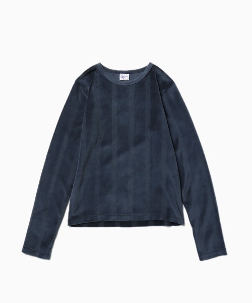 MILLER(ミラー)の「▲R.P.miller/ミラー Velor L/S ベロアTシャツ(Tシャツ/カットソー・レディース・ネイビー/ベージュ/アイボリー・FREE)」の17枚目の写真