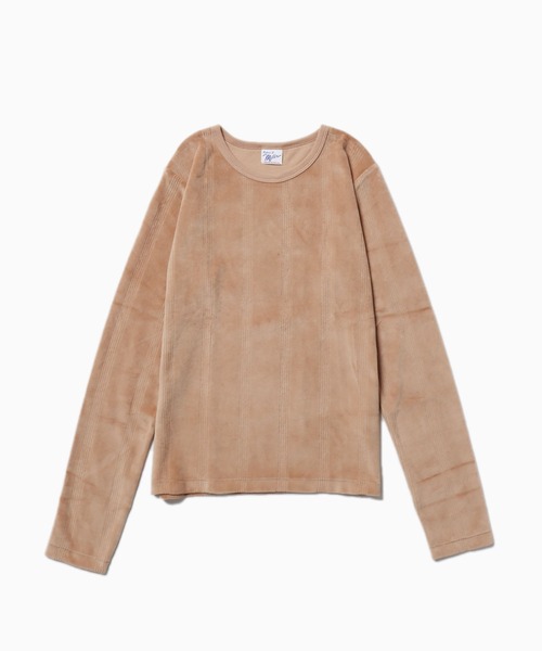 MILLER(ミラー)の「▲R.P.miller/ミラー Velor L/S ベロアTシャツ(Tシャツ/カットソー・レディース・ネイビー/ベージュ/アイボリー・FREE)」の18枚目の写真