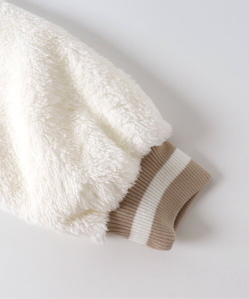 algy（アルジー）の「ボアスリーブ裏起毛スタジャン（スタジャン・キッズ・ベージュ/ピンク/サックスブルー・XX-SMALL/X-SMALL/MEDIUM/SMALL）」の20枚目の写真