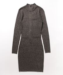 【マイケルコース】ECO MKドット モックネック ミニドレス　M ワンピース MICHAEL KORS（マイケルコース）の「ECO MKドット モックネック