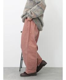 ehka sopo | ツイル起毛カーブパンツ(その他パンツ)