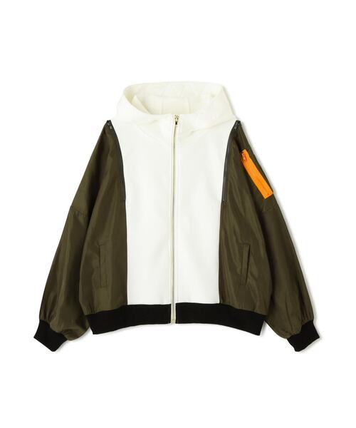 【完売】リズレー　パーカー Risley（リズレー）の「Risley(リズレー) 別注MA-1コンビパーカー