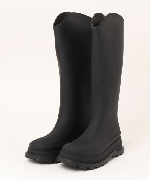 shoes365(シューズスリーシックスファイヴ)の「【shoes365】ロングレインブーツ(レインシューズ・レディース・ブラウン/グリーン/ブラック・25.0cm/23.0cm/23.5cm/24.0cm/24.5cm)」の8枚目の写真