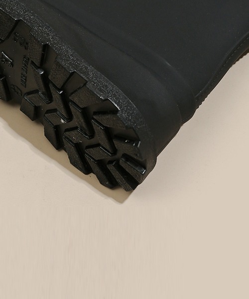 shoes365(シューズスリーシックスファイヴ)の「【shoes365】ロングレインブーツ(レインシューズ・レディース・ブラウン/グリーン/ブラック・25.0cm/23.0cm/23.5cm/24.0cm/24.5cm)」の5枚目の写真