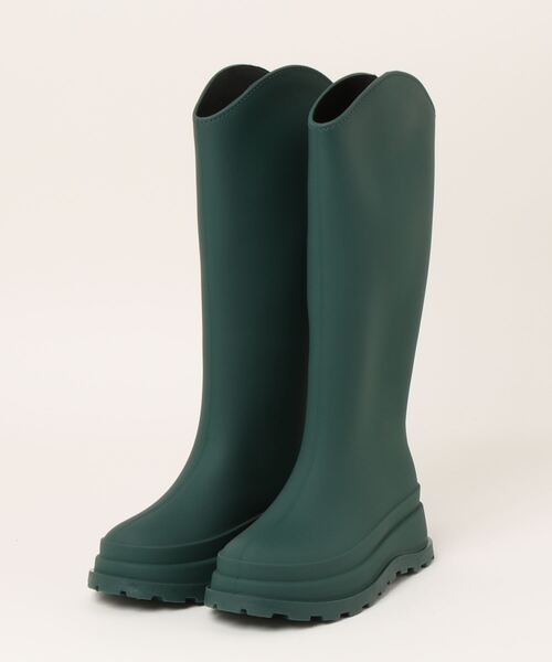 shoes365(シューズスリーシックスファイヴ)の「【shoes365】ロングレインブーツ(レインシューズ・レディース・ブラウン/グリーン/ブラック・25.0cm/23.0cm/23.5cm/24.0cm/24.5cm)」の12枚目の写真