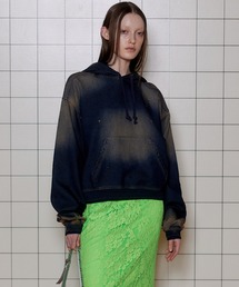 リメイクフーディー【ダメージ加工】 MAISON SPECIAL（メゾンスペシャル）の「Denim-like Distressed