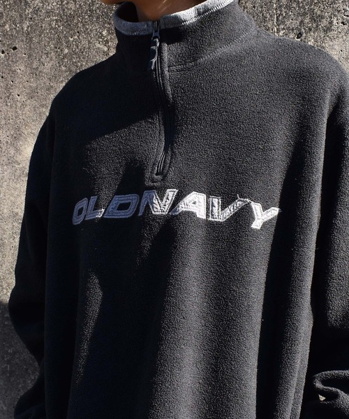 OLD NAVY(オールドネイビー)の「【ヴィンテージ古着】90's OLD NAVY / オールドネイビー ハーフジップ フリースプルオーバー(その他アウター・メンズ・ブラック・X-LARGE)」の2枚目の写真