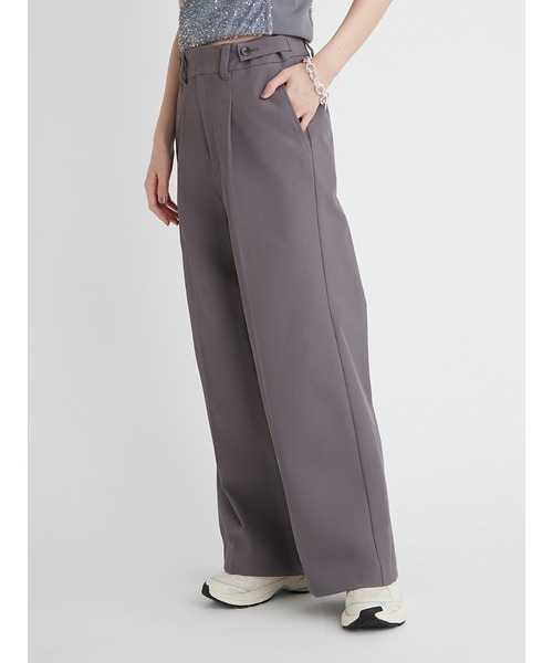 emmi（エミ）の「【emmi atelier】アジャストウエストセミワイドスラックス（スラックス・レディース・ピンク/ブラック/グレー・0/1）」の21枚目の写真