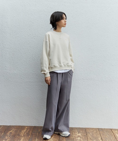 emmi（エミ）の「【emmi atelier】アジャストウエストセミワイドスラックス（スラックス・レディース・ピンク/ブラック/グレー・0/1）」の5枚目の写真