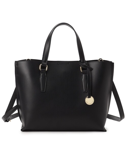 OPAQUE.CLIP（オペークドットクリップ）の「◆【2WAY】バイカラー3層ミドルトートバッグ（トートバッグ・レディース・ブラック/イエロー系4/ベージュ系その他7・00）」の21枚目の写真