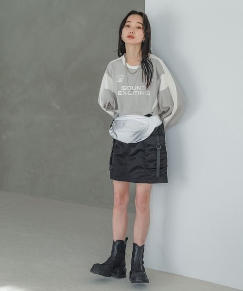 JEANASIS（ジーナシス）の「リフレクタージェットウエストBAG/996679（ボディバッグ/ウエストポーチ・レディース・グレー系その他/ホワイト系その他・FREE）」の20枚目の写真