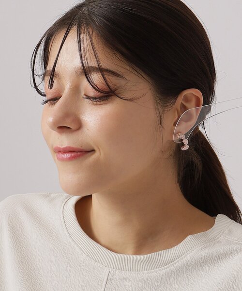 SHOO・LA・RUE(シューラルー)の「◆【6点セット】フラワーフープピアス(ピアス(両耳用)・レディース・ピンクゴールド/シルバー/ゴールド・00)」の6枚目の写真