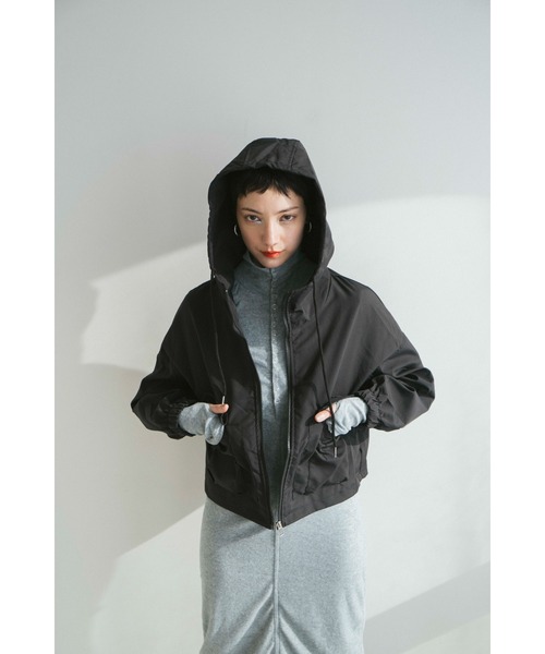 ナイロンフーディーブルゾン（ナイロンジャケット）｜HANNE（アン）の